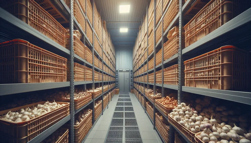 راهنمای نگهداری سیر و پیاز در سردخانه